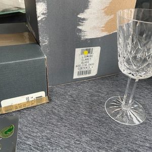 Waterford Lismore Claret glasses